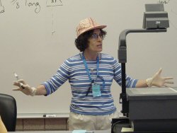 Jan Dubinsky teaching BrainU class